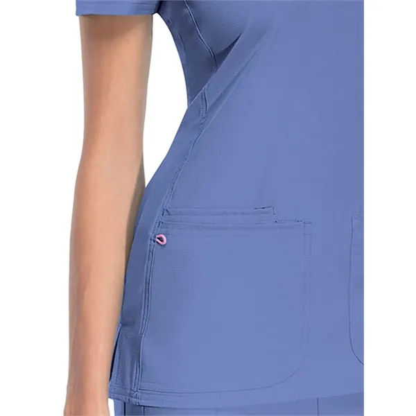 HeartSoul Break on Through Women's Shaped V-Neck Top... from ASI 86018 Scrub Authority / Uniform Stores