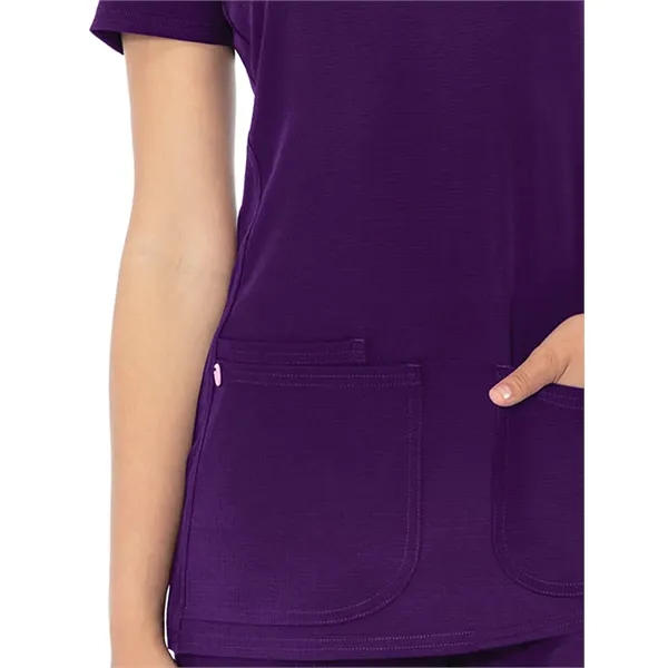 HeartSoul Break on Through Women's Shaped V-Neck Top... from ASI 86018 Scrub Authority / Uniform Stores