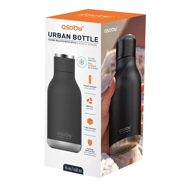 URBAN Bottle - Fashionable & Practical: 16 oz, Double Wall Stainless... from ASI 31518 ADNART / Asobu