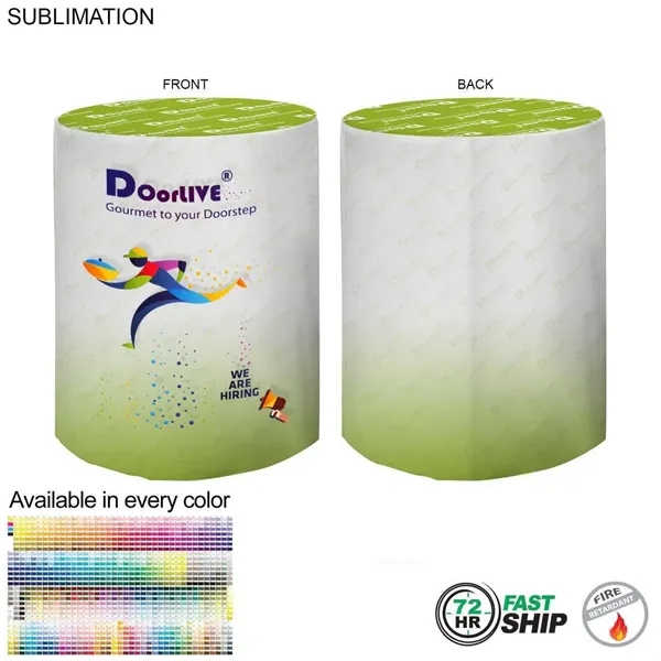 72Hr Fast Ship - sublimated round fitted cruiser table throw, sublimated... from ASI 53509 FIEL-Fairdeal Import & Export