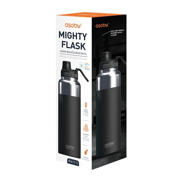 40 oz Leak Proof Insulated Bottle with Easy Carry Loop Handle... from ASI 31518 ADNART / Asobu