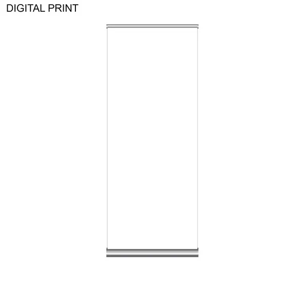 48Hr Quick Ship - Sublimated heavy fabric deluxe wide base retractable... from ASI 53509 FIEL-Fairdeal Import & Export