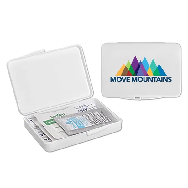 Essential First Aid Kit; this portable first aid plastic container is... from ASI 90859 Tempo Industries Inc