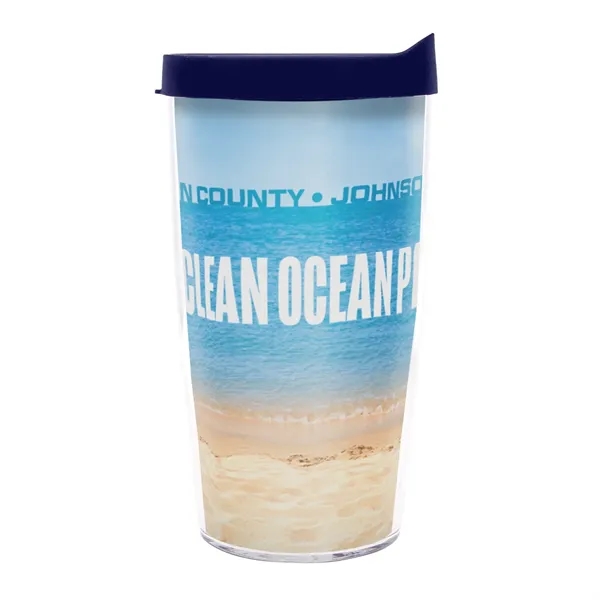 This 16 oz. Tervis® dual-wall insulated tumbler is made from durable... from ASI 62088 IDProductsource