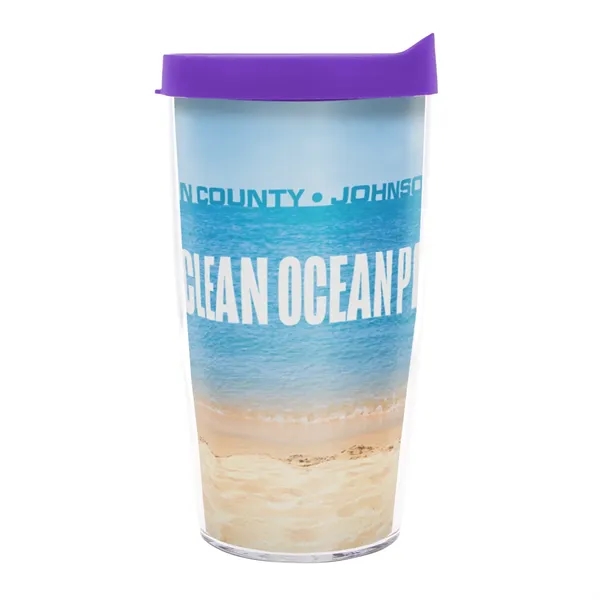 This 16 oz. Tervis® dual-wall insulated tumbler is made from durable... from ASI 62088 IDProductsource