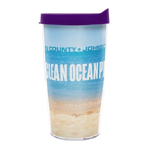 This 16 oz. Tervis® dual-wall insulated tumbler is made from durable... from ASI 62088 IDProductsource