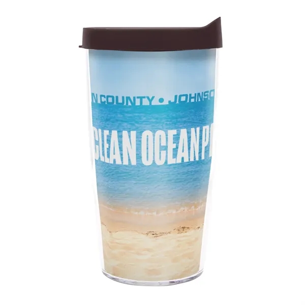 This 16 oz. Tervis® dual-wall insulated tumbler is made from durable... from ASI 62088 IDProductsource