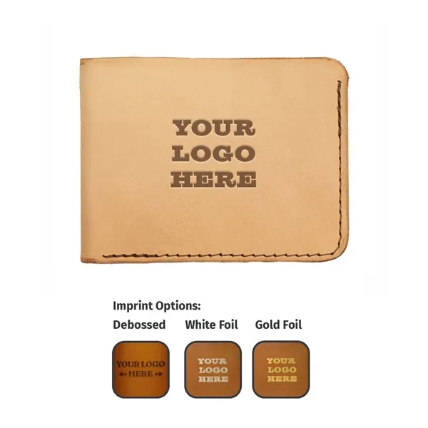 100% handcrafted Veg Tan Bifold Wallet.  Ages beautifully. Handmade in... from ASI 75126 Oowee Products