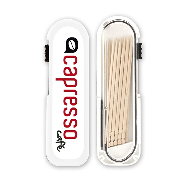 Plastic travel toothpick dispenser.... from ASI 90807 Tekweld