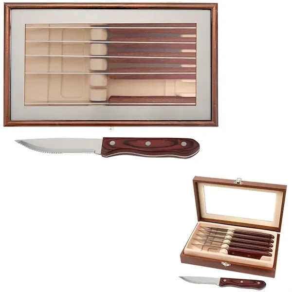 Manchurian Ash 6-Piece Steak Knife Set... from ASI 89320 Starline USA Inc