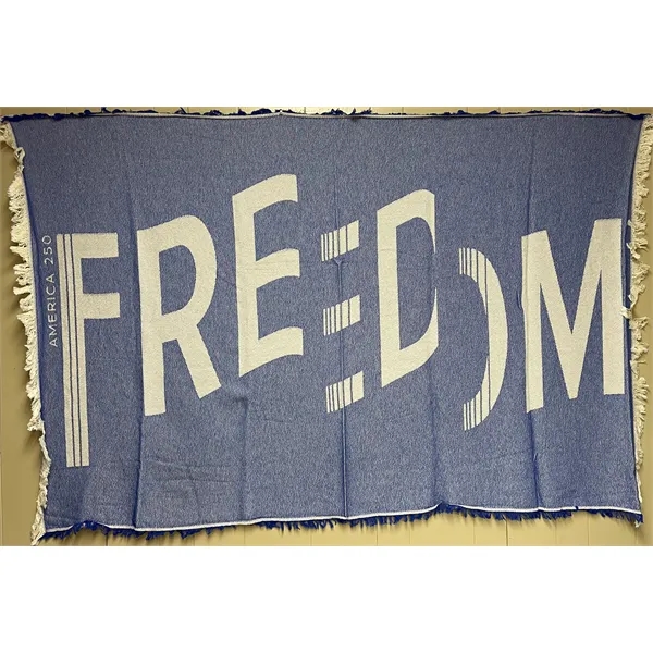 The Sandless™ Beach & Outdoor Blanket Towel is designed for comfort... from ASI 44020 Bandanna Promotions By CARO-LINE / American Blankets