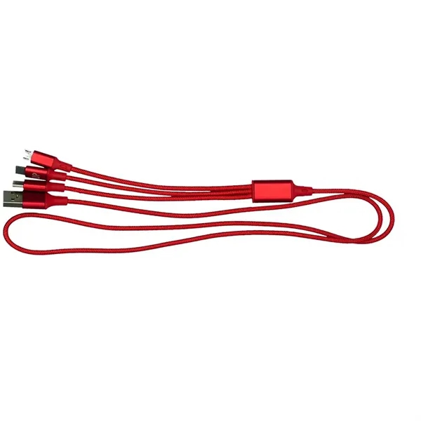 3-in-1 charging cable with multiple USB adapters.... from ASI 39552 BEL Promo