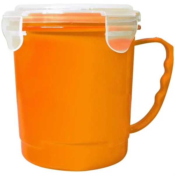 24 oz. polypropylene soup mug with handle and lid.... from ASI 39552 BEL Promo