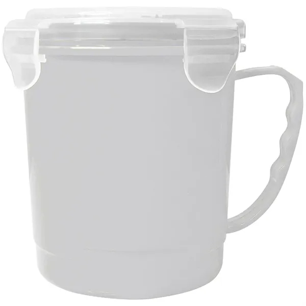24 oz. polypropylene soup mug with handle and lid.... from ASI 39552 BEL Promo