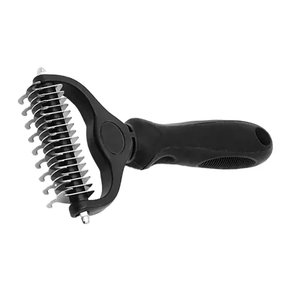 Double-sided pet grooming brush ideal for thick and dense coats.... from ASI 39552 BEL Promo