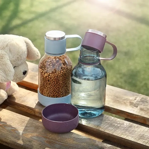Shock-Proof Tritan Bottle with detachable dog bowl... from ASI 31518 ADNART / Asobu