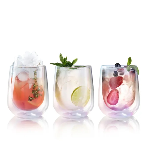 Enjoy your wine or cocktail in the new Asobu Iridescent Glassware...... from ASI 31518 ADNART / Asobu