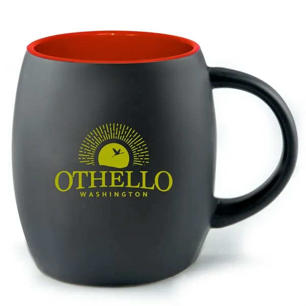 Black matte finish ceramic mug with contrasting color interior.... from ASI 31518 ADNART / Ad-N-Art