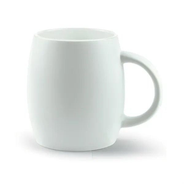14 oz white coffee mug with colored interior... from ASI 31518 ADNART / Ad-N-Art