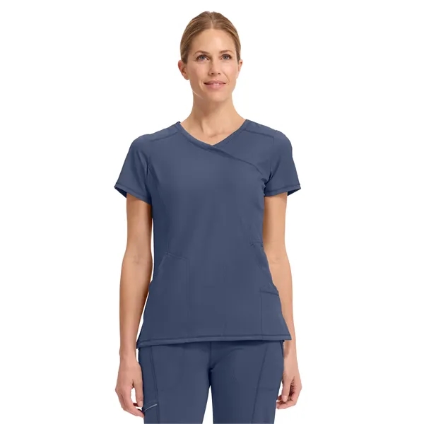 Cherokee Infinity Women's Mock Wrap Top... from ASI 86018 Scrub Authority