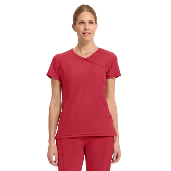 Cherokee Infinity Women's Mock Wrap Top... from ASI 86018 Scrub Authority