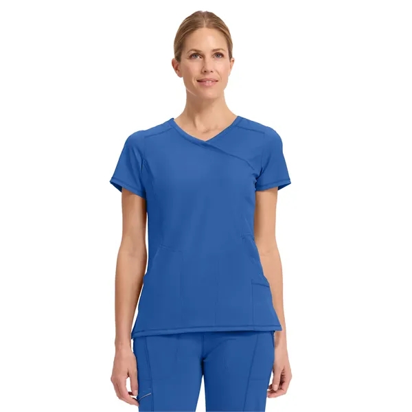 Cherokee Infinity Women's Mock Wrap Top... from ASI 86018 Scrub Authority