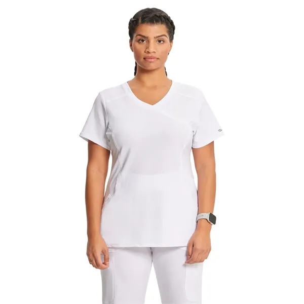 Cherokee Infinity Women's Mock Wrap Top... from ASI 86018 Scrub Authority