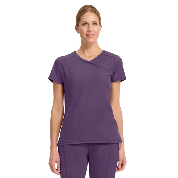 Cherokee Infinity Women's Mock Wrap Top... from ASI 86018 Scrub Authority
