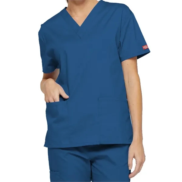 Dickies EDS Signature Women's V-Neck Top... from ASI 86018 Scrub Authority