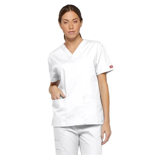 Dickies EDS Signature Women's V-Neck Top... from ASI 86018 Scrub Authority