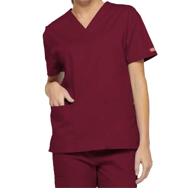Dickies EDS Signature Women's V-Neck Top... from ASI 86018 Scrub Authority