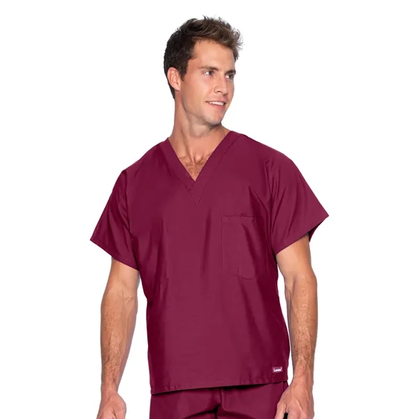 Landau Essentials Unisex V-Neck Top... from ASI 86018 Scrub Authority