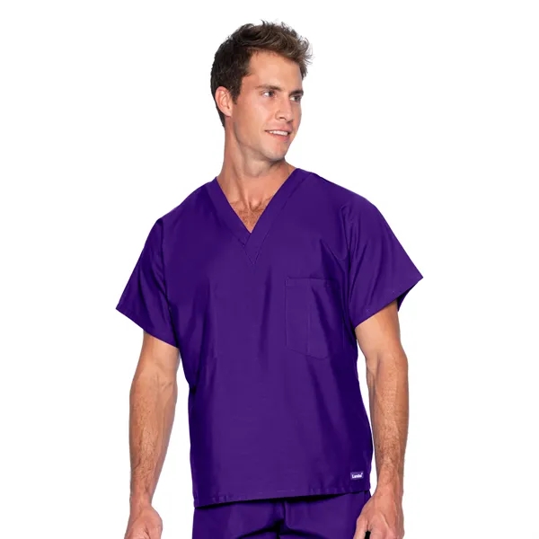 Landau Essentials Unisex V-Neck Top... from ASI 86018 Scrub Authority