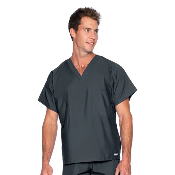 Landau Essentials Unisex V-Neck Top... from ASI 86018 Scrub Authority
