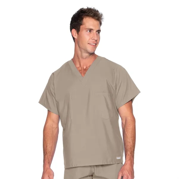 Landau Essentials Unisex V-Neck Top... from ASI 86018 Scrub Authority