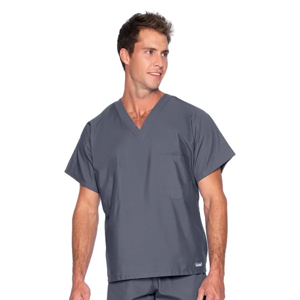 Landau Essentials Unisex V-Neck Top... from ASI 86018 Scrub Authority