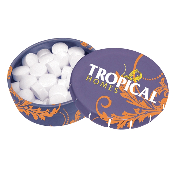 1.813" x 0.625" full color Tek Klick round metal mint tin;... from ASI 90807 Tekweld