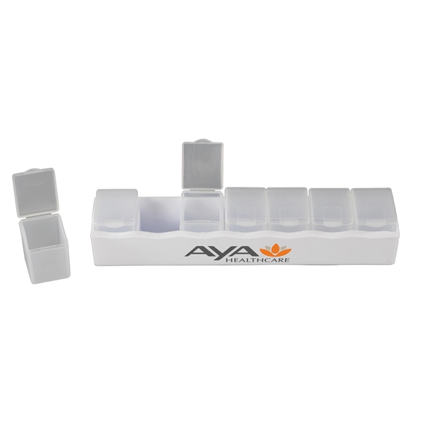 Portable 7 day pill box with removable individual boxes... from ASI 90807 Tekweld