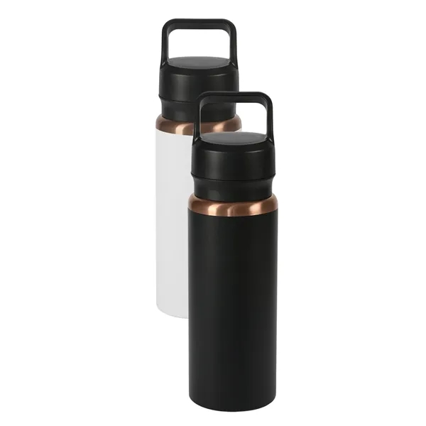 Item #SL188CPD 28oz Urban Peak® Dual Top Copper Water Bottle