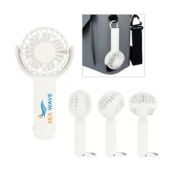 Gale Rechargeable Hand Fan... from ASI 67866 Logomark/Valumark