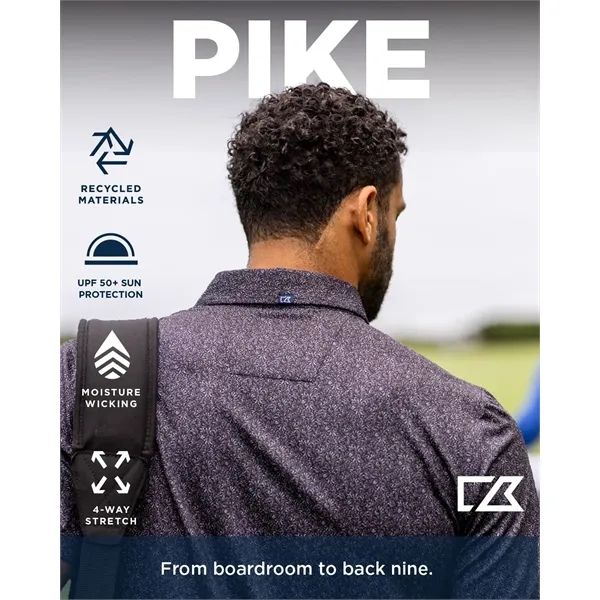 Cutter & Buck Pike Eco Flora Print Recycled Mens Big &... from ASI 47965 Cutter & Buck