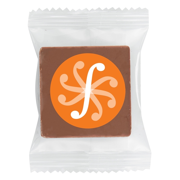 1.625" L x 1.65" W candy squares with No Topping and... from ASI 71685 Midnite Snax®