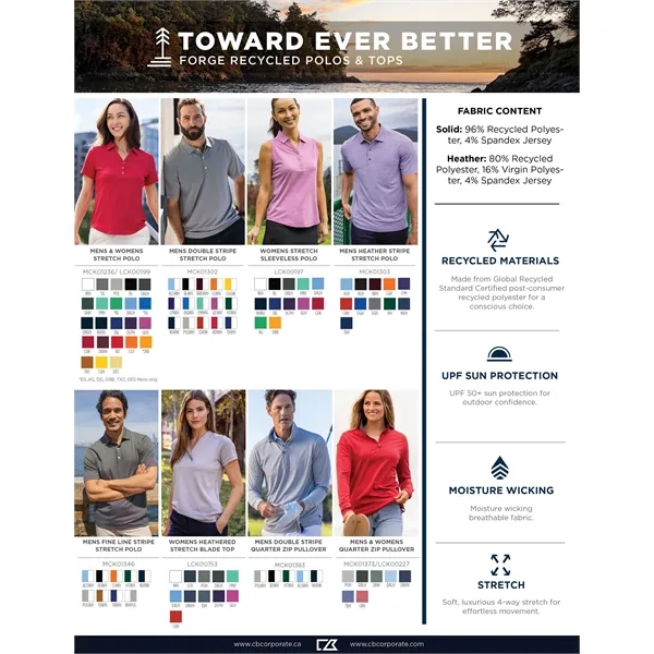 Cutter & Buck Forge Eco Stretch Recycled Womens Sleeveles...... from ASI 47965 Cutter & Buck