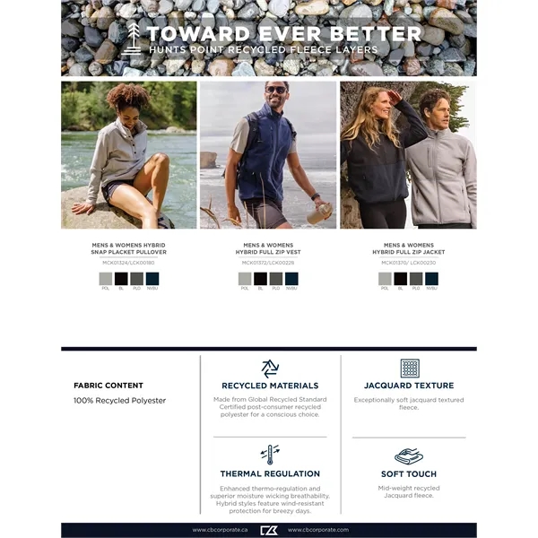 Cutter & Buck Hunts Point Epic Comfort Recycled Fleece Me...... from ASI 47965 Cutter & Buck