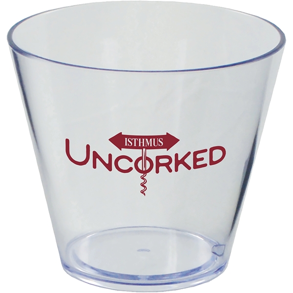 9 oz. Squat Cup, clear Polystyrene Plastic,  Made in USA,... from ASI 61952 Howw Mfg Co Inc / Howw USA