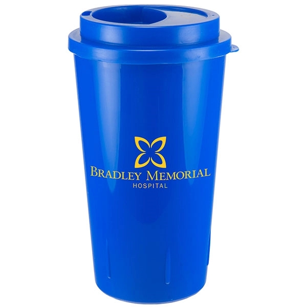 BPA free, double-walled 16 oz. tumbler made of polypropylene with matching... from ASI 43051 CPS / Keystone CPS CPS/Keystone