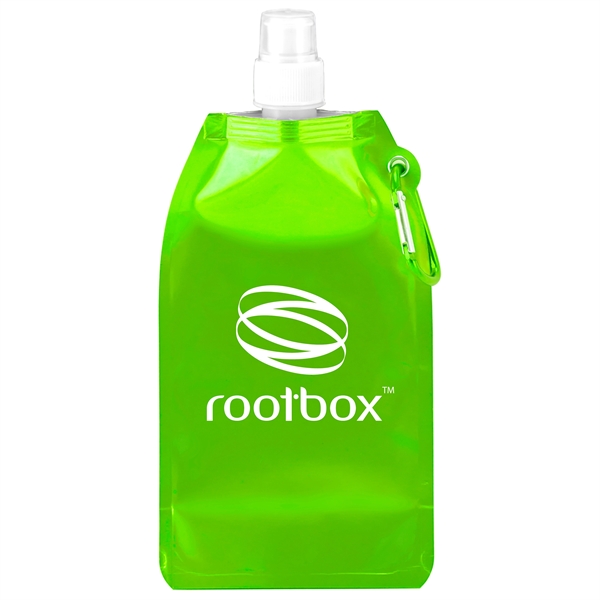 Collapsible water bottle with matching carabiner clip.... from ASI 90807 Tekweld