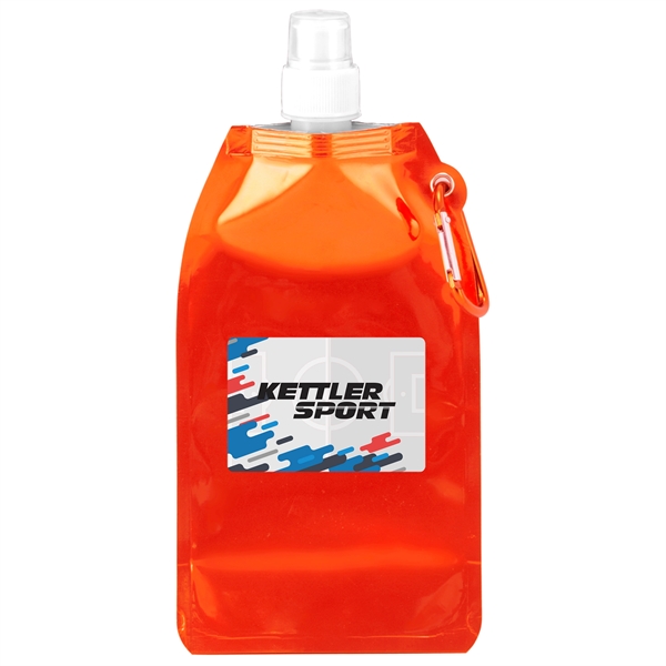 Collapsible water bottle with matching carabiner clip.... from ASI 90807 Tekweld