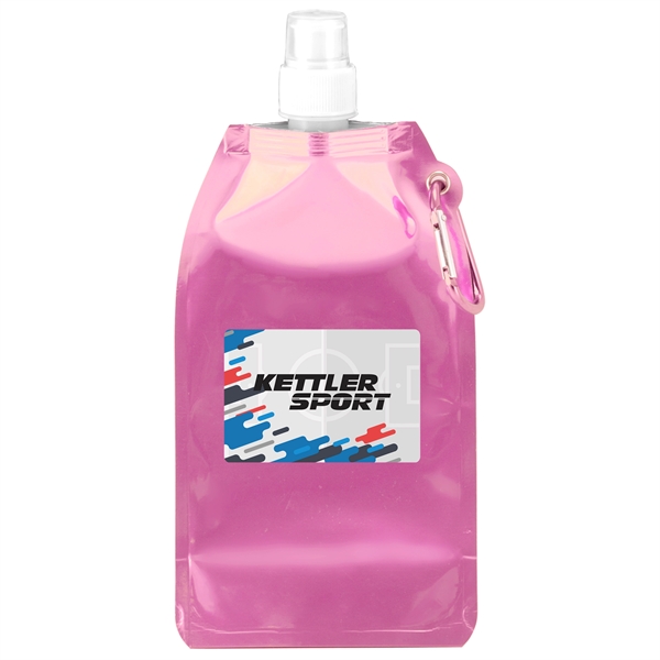 Collapsible water bottle with matching carabiner clip.... from ASI 90807 Tekweld