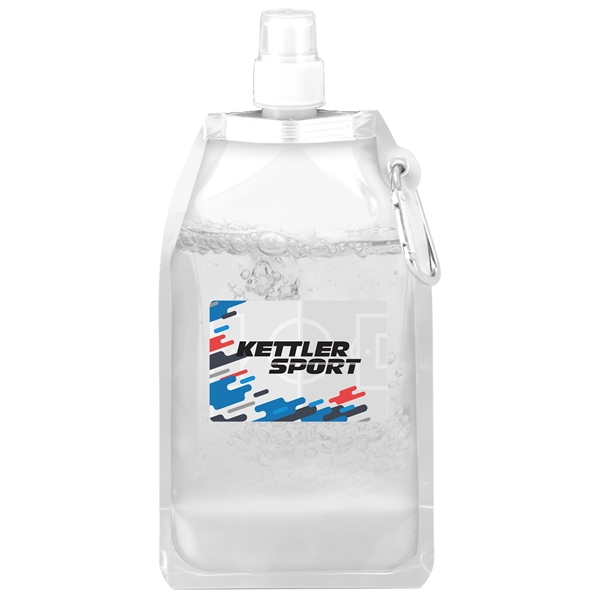 Collapsible water bottle with matching carabiner clip.... from ASI 90807 Tekweld